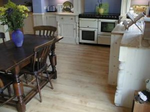 Kitchen in Maple Laminate by Stewart Groom Flooring